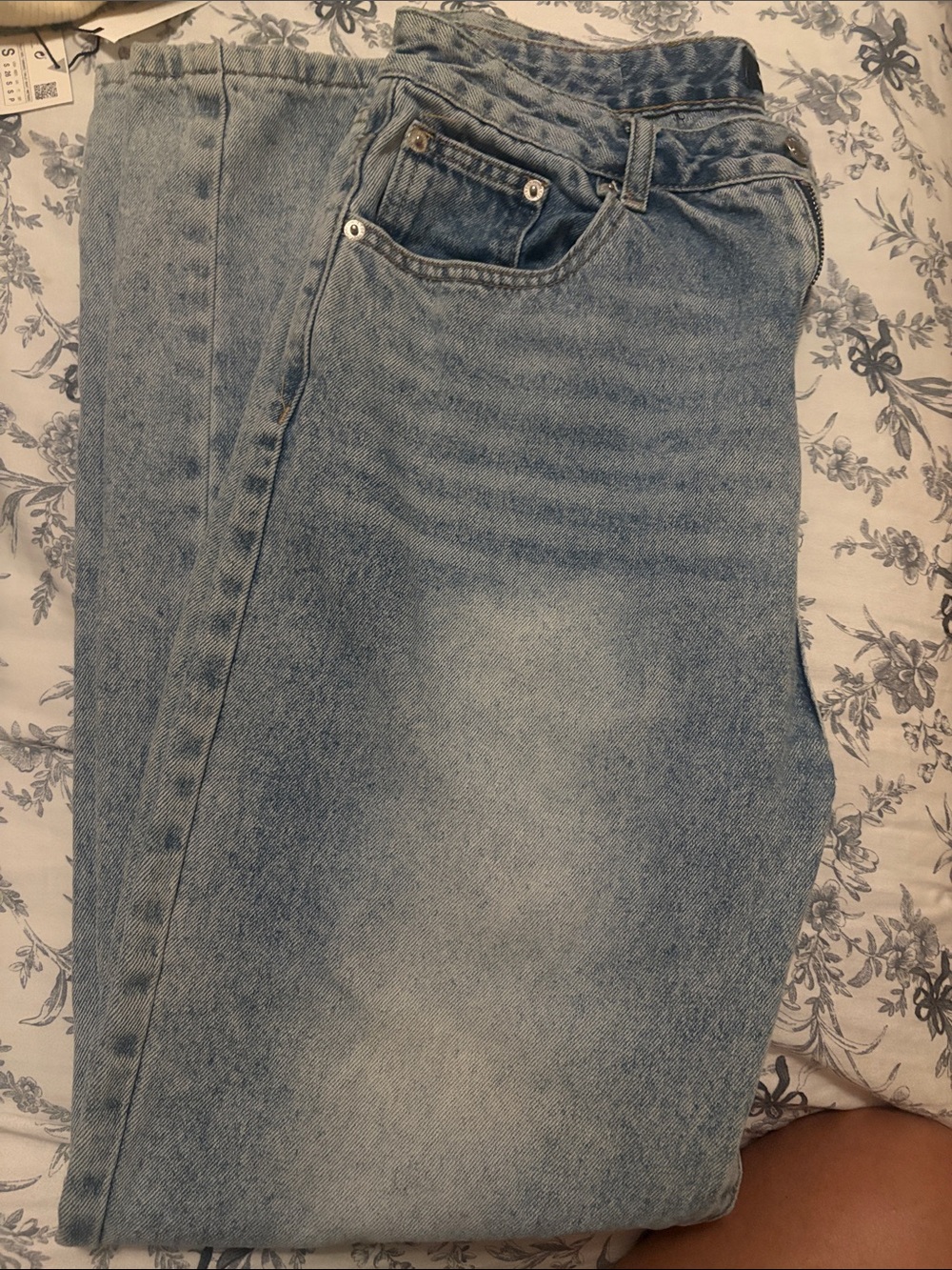 Light Wash While Fox jeans xl